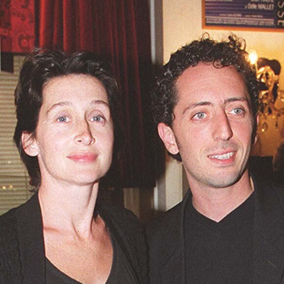 Anne Brochet et Gad Elmaleh à Paris en septembre.