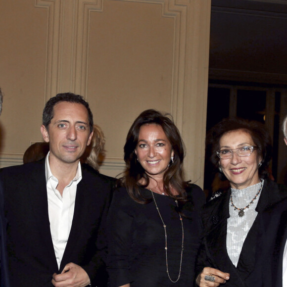 Exclusif - no web - Prix spécial - Sidney Toledano, Gad Elmaleh, Katia Toledano et guests - Gad Elmaleh triomphe avec son spectacle "Sans Tambour" à l'Opéra Garnier à Paris le 16 mars 2014