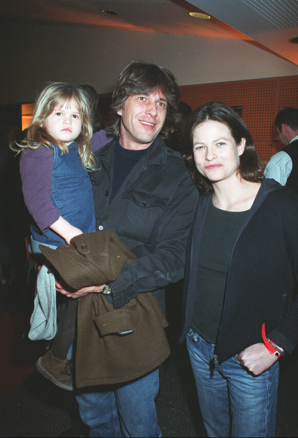 Charlotte Valandrey avec sa fille Tara en 2003 lors de la Nuit celtique au Stade de France