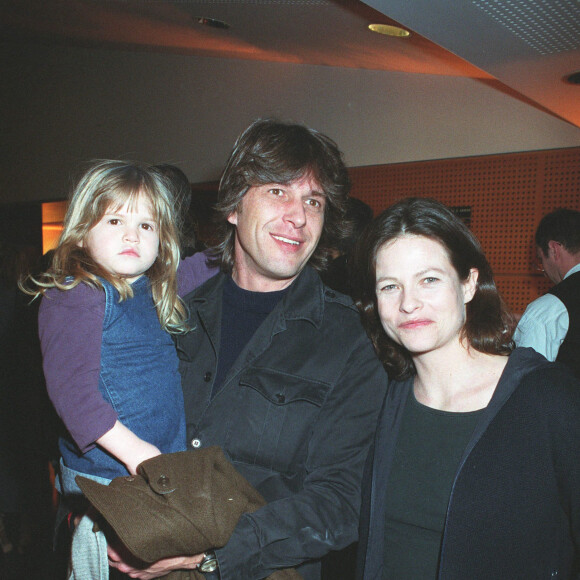 Charlotte Valandrey avec sa fille Tara en 2003 lors de la Nuit celtique au Stade de France