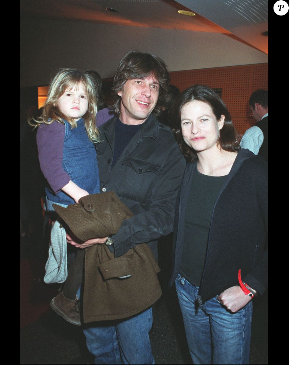 Charlotte Valandrey avec sa fille Tara en 2003 lors de la Nuit celtique au Stade de France