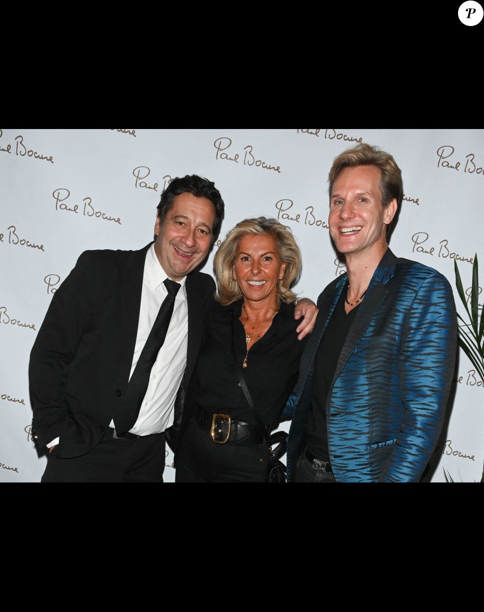 Exclusif - Laurent Gerra, Caroline Margeridon et François-Xavier Renou - La Brasserie du Louvre Bocuse à l'occasion de la rentrée, a convié de nombreux invités à venir découvrir ou redécouvrir son magnifique cadre en plein centre de Paris le 22 septembre 2022. 3 ans après son inauguration, J. Bocuse a accueilli et chouchouté ses invités grâce aux mets typiquement lyonnais concoctés par ses Chefs Exécutifs Meilleurs Ouvriers de France. © Coadic Guirec/Bestimage