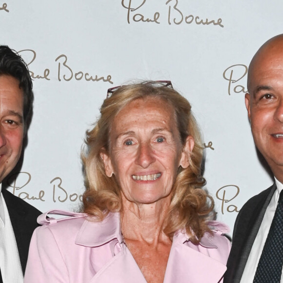 Exclusif - Laurent Gerra, Nicole Belloubet et Jérôme Bocuse (Président des Maisons Bocuse) - La Brasserie du Louvre Bocuse à l'occasion de la rentrée, a convié de nombreux invités à venir découvrir ou redécouvrir son magnifique cadre en plein centre de Paris le 22 septembre 2022. 3 ans après son inauguration, J. Bocuse a accueilli et chouchouté ses invités grâce aux mets typiquement lyonnais concoctés par ses Chefs Exécutifs Meilleurs Ouvriers de France. © Coadic Guirec/Bestimage
