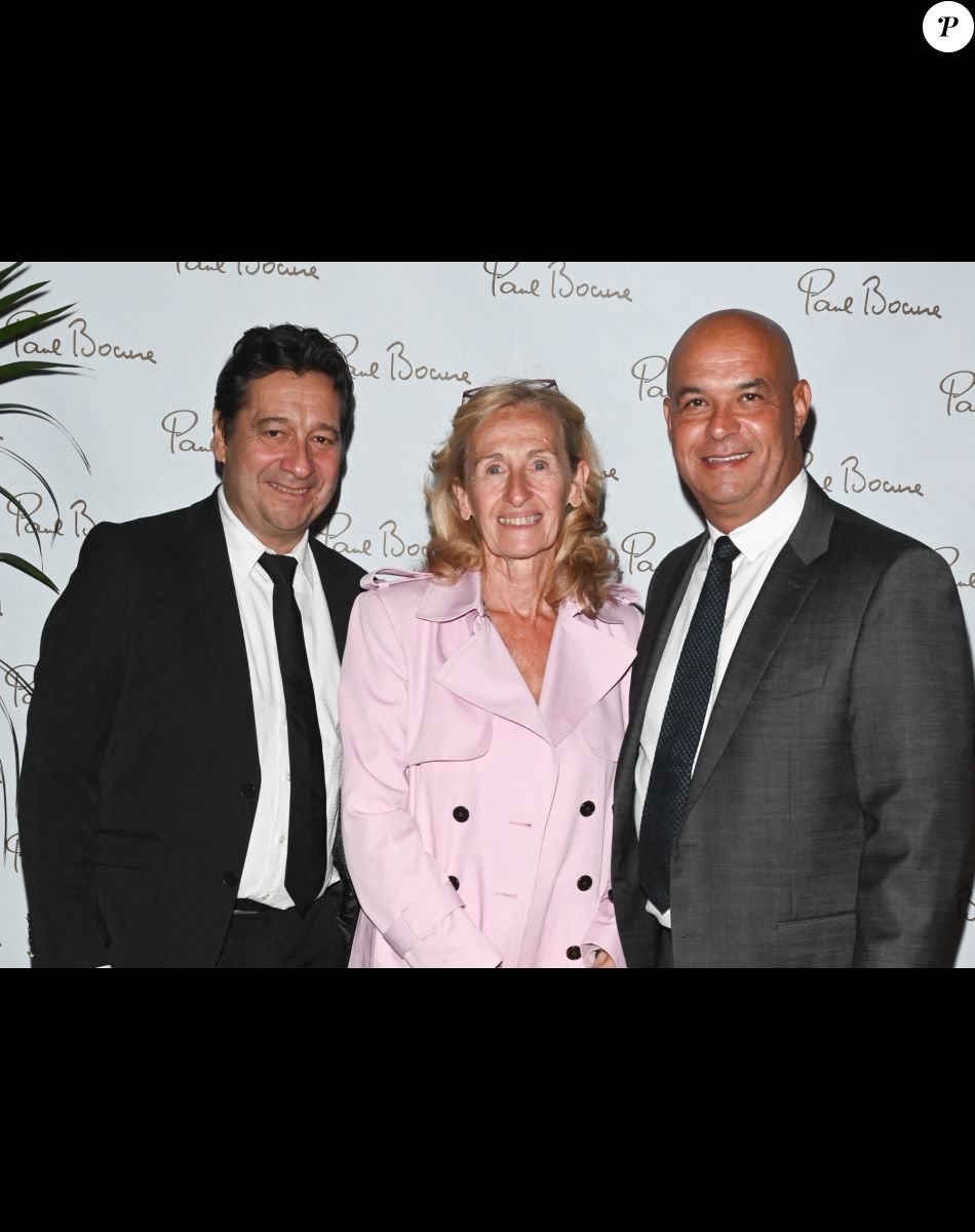 Exclusif - Laurent Gerra, Nicole Belloubet et Jérôme Bocuse (Président des Maisons Bocuse) - La Brasserie du Louvre Bocuse à l'occasion de la rentrée, a convié de nombreux invités à venir découvrir ou redécouvrir son magnifique cadre en plein centre de Paris le 22 septembre 2022. 3 ans après son inauguration, J. Bocuse a accueilli et chouchouté ses invités grâce aux mets typiquement lyonnais concoctés par ses Chefs Exécutifs Meilleurs Ouvriers de France. © Coadic Guirec/Bestimage