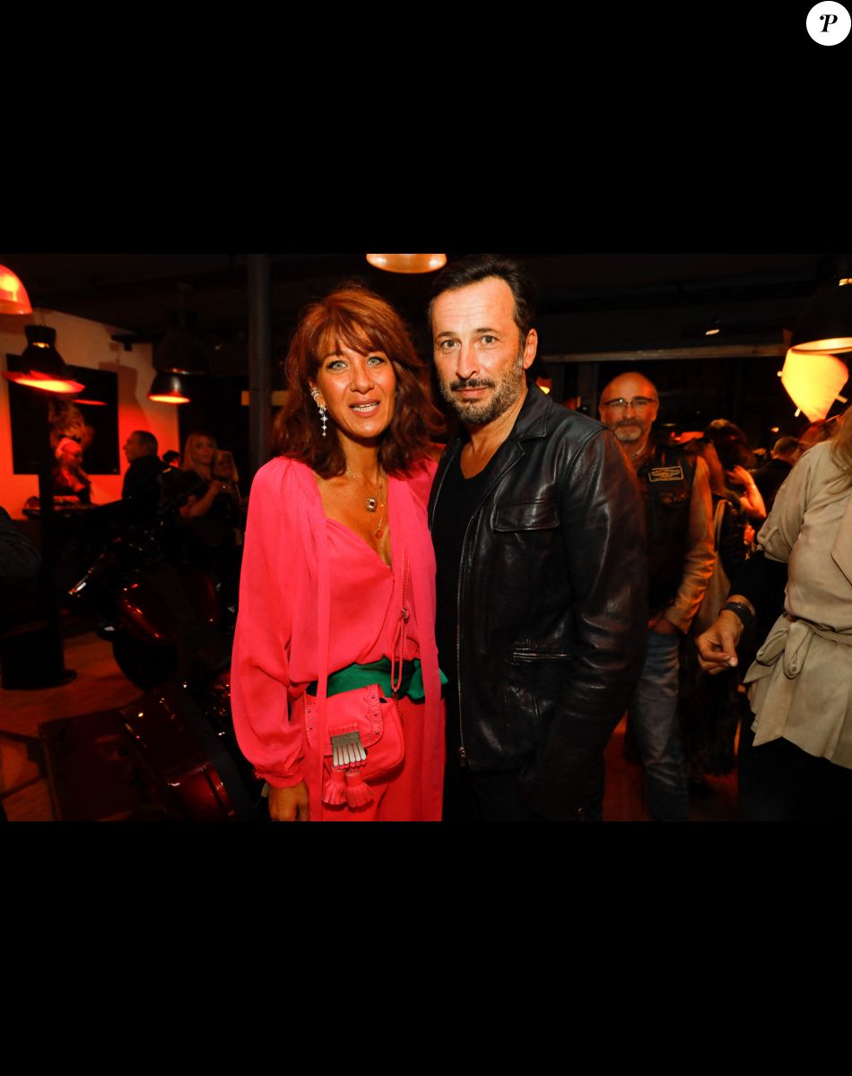 Sandra Jeannin, Mickaël Cohen - Soirée de présentation des nouveautés de la marque Harley Davidson au showroom Beaumarchais à Paris, France, le 22 septembre 2022. © Christophe Clovis/Bestimage