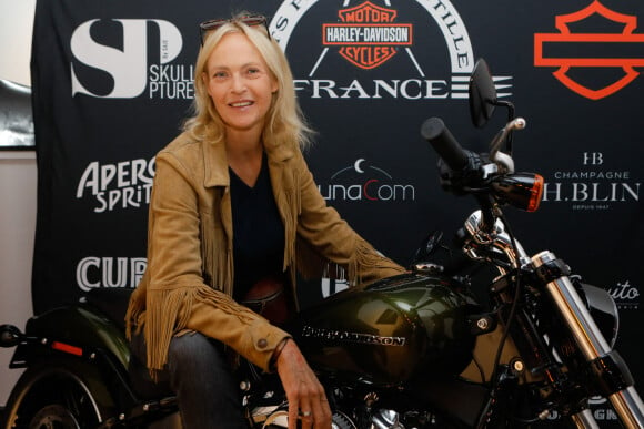 Alexandra Vandernoot - Soirée de présentation des nouveautés de la marque Harley Davidson au showroom Beaumarchais à Paris, France, le 22 septembre 2022. © Christophe Clovis/Bestimage