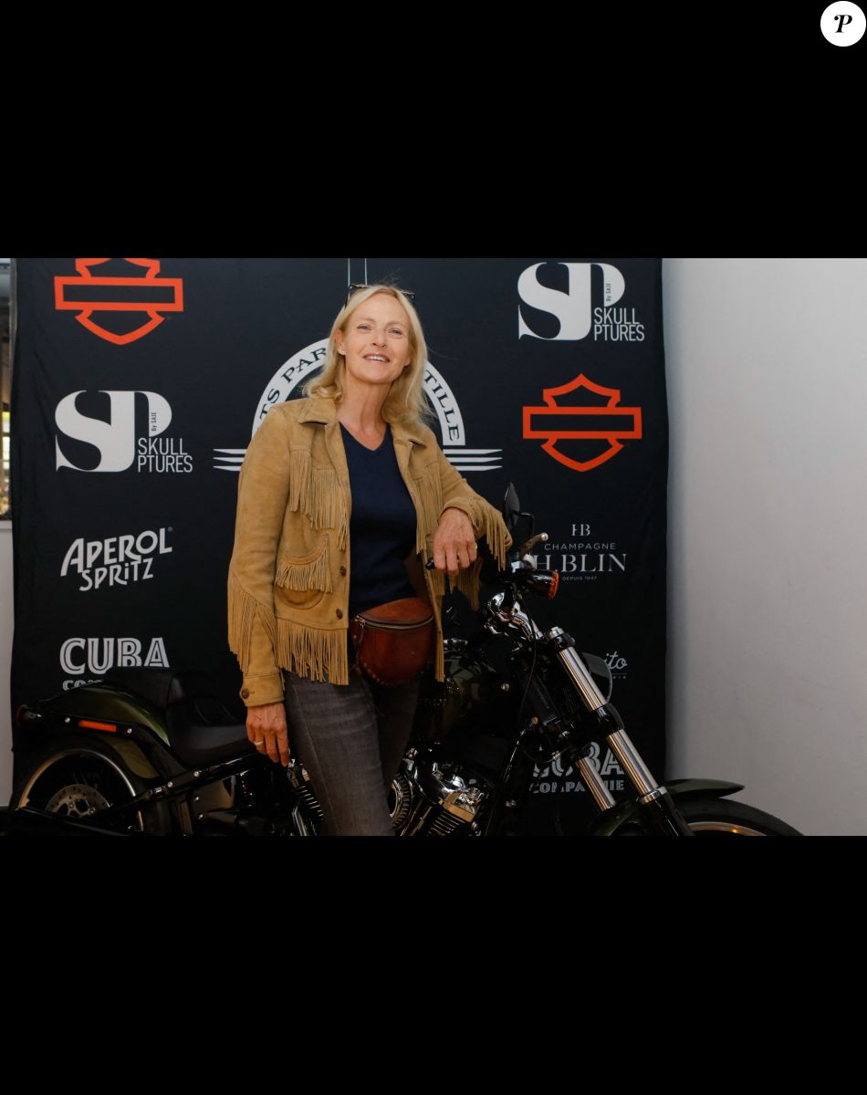 Alexandra Vandernoot - Soirée de présentation des nouveautés de la marque Harley Davidson au showroom Beaumarchais à Paris, France, le 22 septembre 2022. © Christophe Clovis/Bestimage