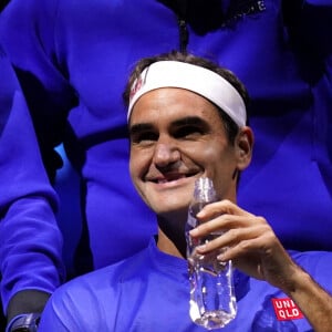 Roger Federer à la Laver Cup, à Londres, le 23 septembre 2022Photo by John Walton/PA Wire/ABACAPRESS.COM