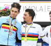 Championnat du monde de cyclisme en Italie à Imola - Julian Alaphilippe devient champion du monde le 27 septembre 2020 © Vincent Kalut / Panoramic / Bestimage