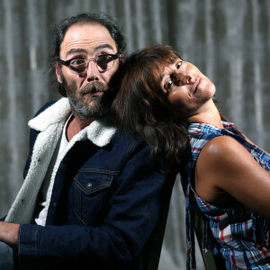 Philippe Rebbot et Romane Bohringer - Avant-première du film "L'amour flou" à Lille le 18 septembre 2018.