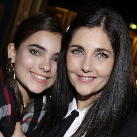 Cristiana Reali et sa fille Toscane Huster lors de la 31ème cérémonie des Molières 2019 aux Folies Bergère à Paris, France, le 13 mai 2019. © Cédric Perrin/Bestimage 