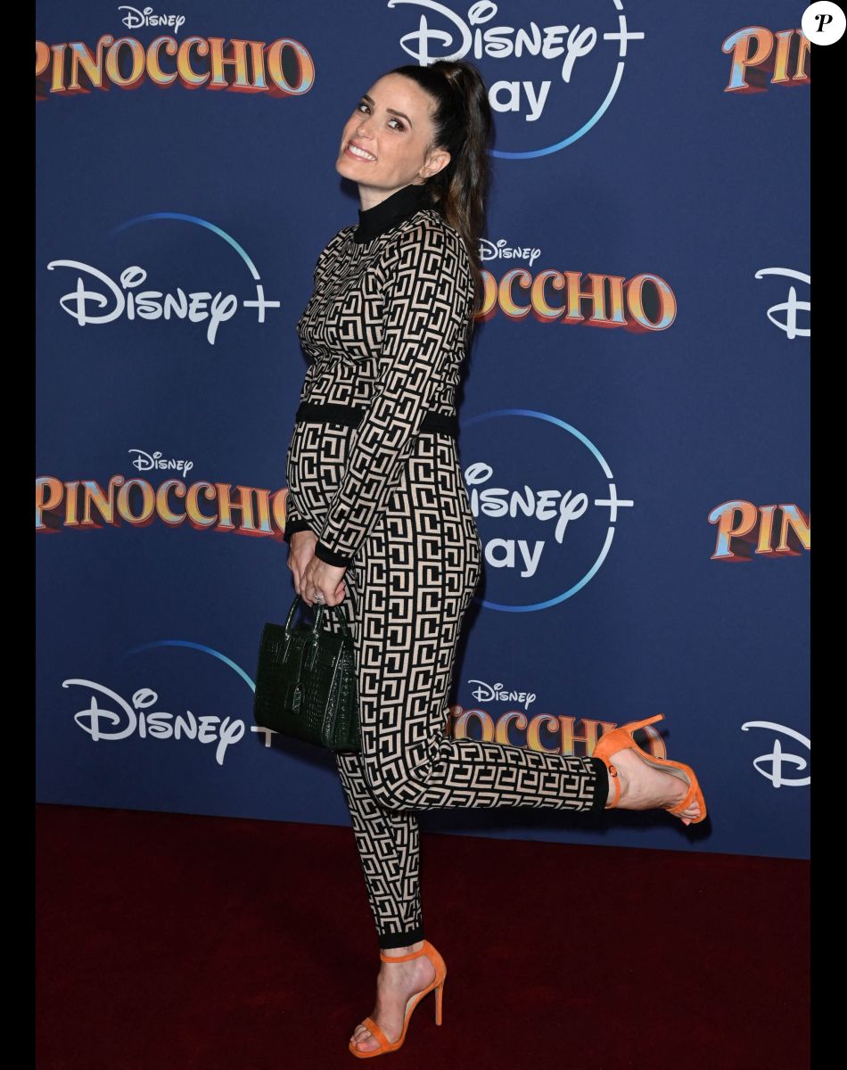 Capucine Anav enceinte - Avant-première du film "Pinocchio" au Grand Rex à Paris le 7 septembre 2022. © Coadic Guirec/Bestimage