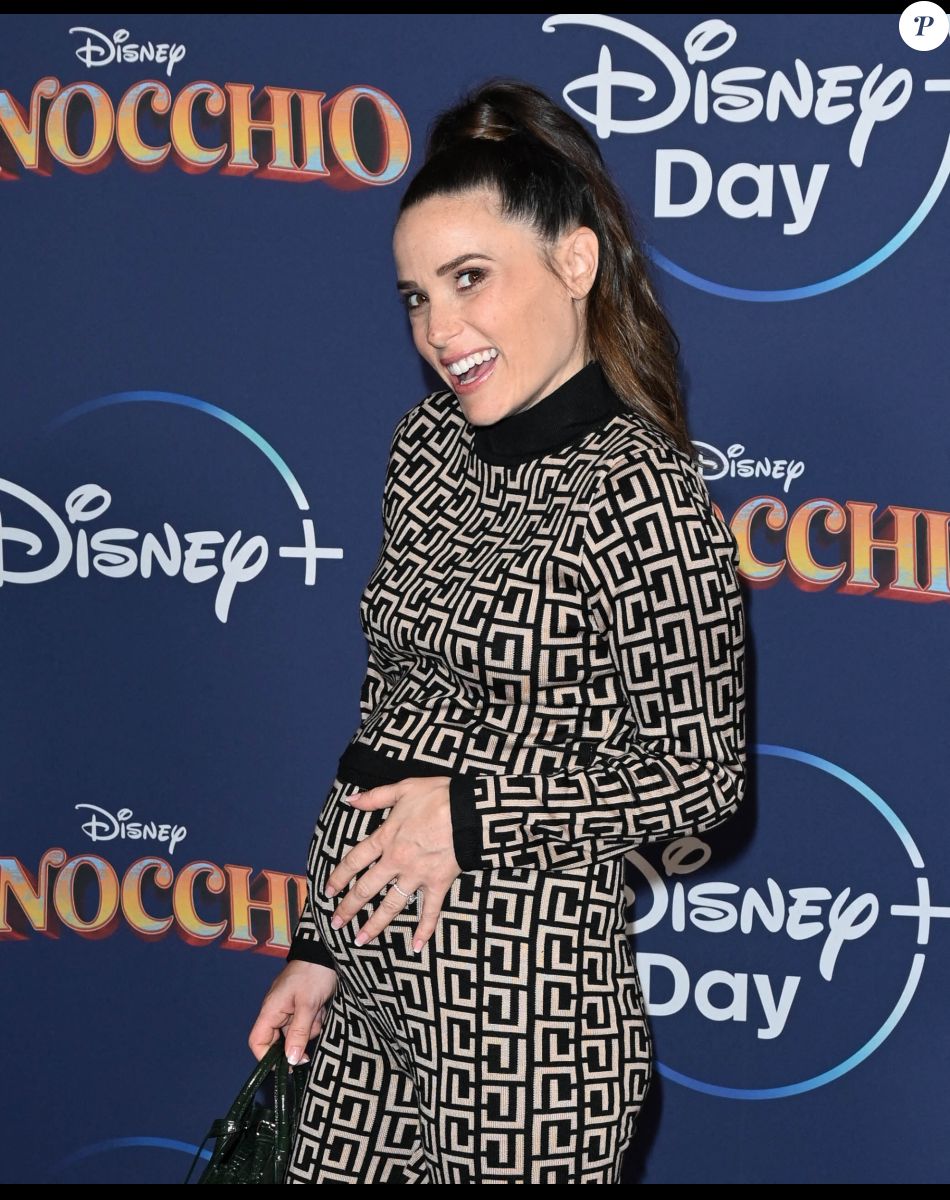 Capucine Anav enceinte - Avant-première du film "Pinocchio" au Grand Rex à Paris le 7 septembre 2022. © Coadic Guirec/Bestimage