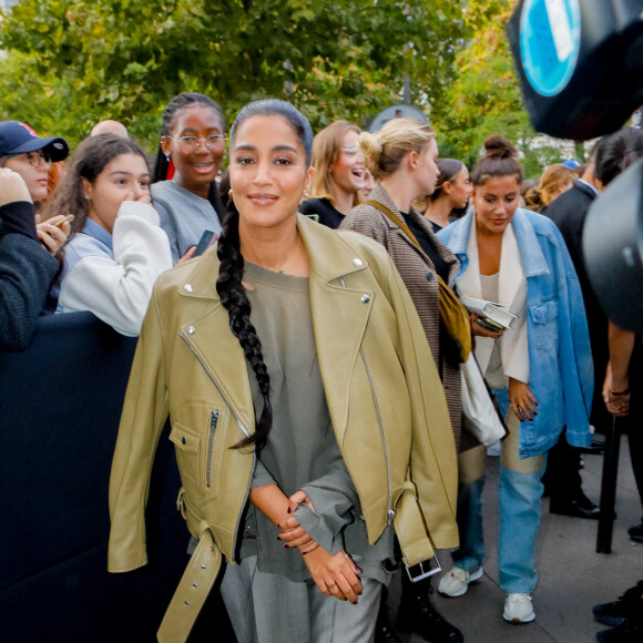 Leïla Bekhti - Arrivées au défilé Acne Studios Collection Femme Prêt-à-porter Printemps/Eté 2023 lors de la Fashion Week de Paris, France, le 28 septembre 2022. © Veeren-Clovis/Bestimage 