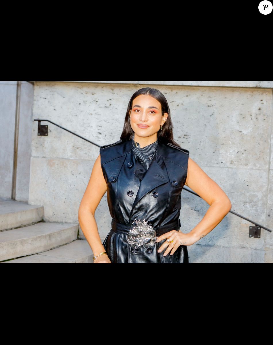 Camelia Jordana - Arrivées au défilé Acne Studios Collection Femme Prêt-à-porter Printemps/Eté 2023 lors de la Fashion Week de Paris, France, le 28 septembre 2022. © Veeren-Clovis/Bestimage