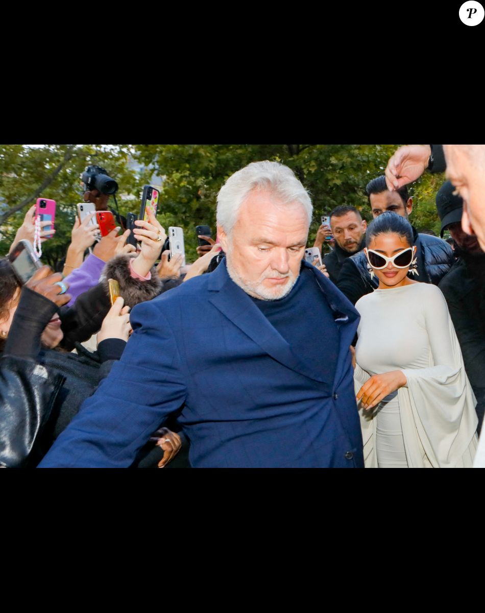 Kylie Jenner - Arrivées au défilé Acne Studios Collection Femme Prêt-à-porter Printemps/Eté 2023 lors de la Fashion Week de Paris, France, le 28 septembre 2022. © Veeren-Clovis/Bestimage