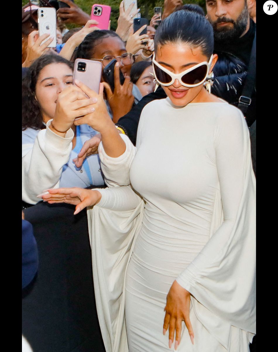 Kylie Jenner - Arrivées au défilé Acne Studios Collection Femme Prêt-à-porter Printemps/Eté 2023 lors de la Fashion Week de Paris, France, le 28 septembre 2022. © Veeren-Clovis/Bestimage