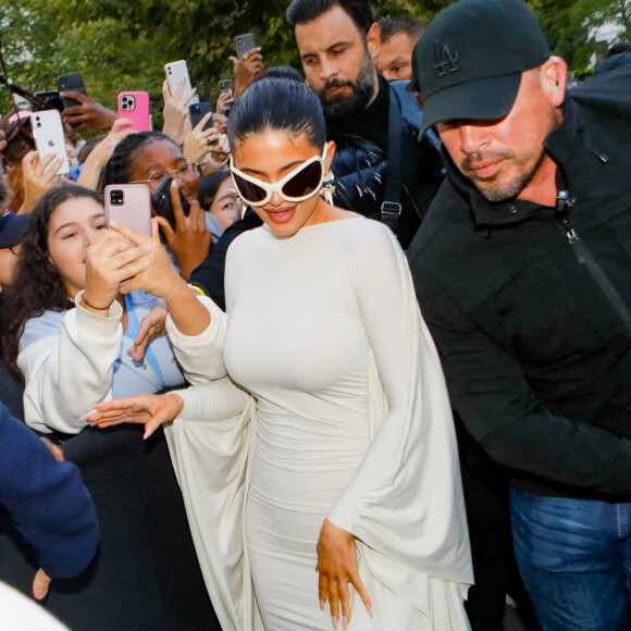 Kylie Jenner - Arrivées au défilé Acne Studios Collection Femme Prêt-à-porter Printemps/Eté 2023 lors de la Fashion Week de Paris, France, le 28 septembre 2022. © Veeren-Clovis/Bestimage 