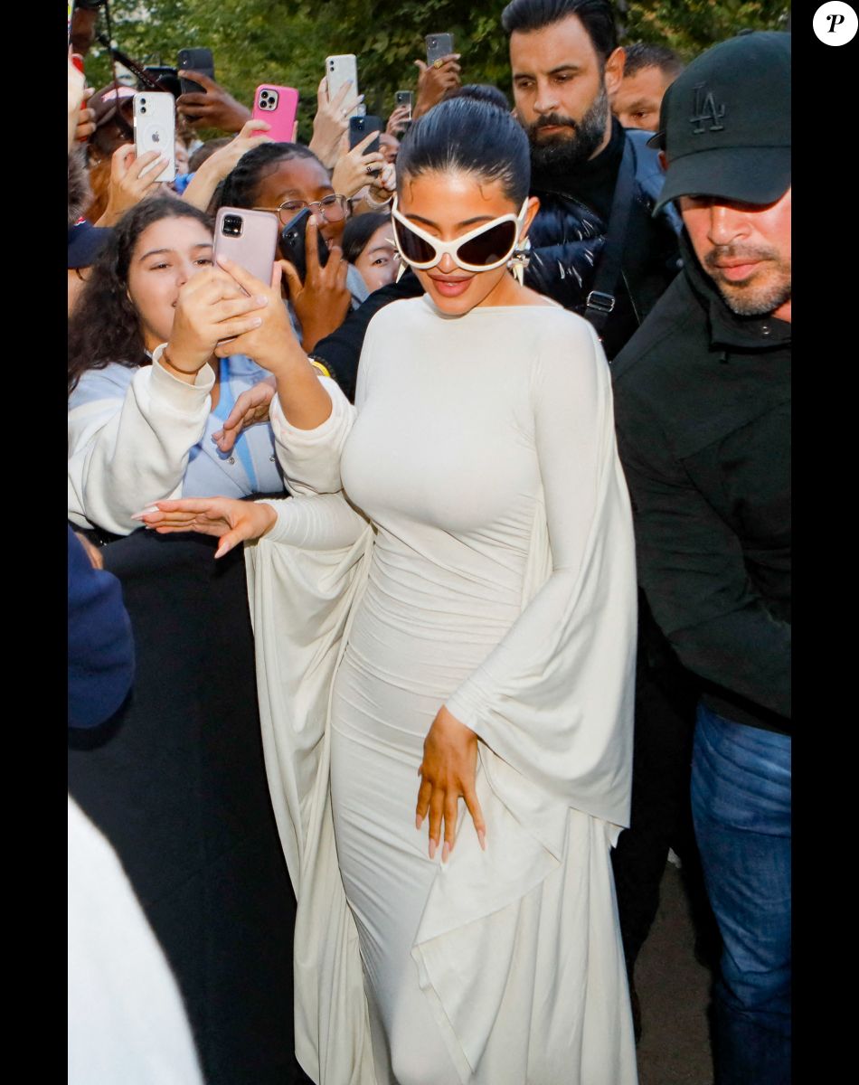 Kylie Jenner - Arrivées au défilé Acne Studios Collection Femme Prêt-à-porter Printemps/Eté 2023 lors de la Fashion Week de Paris, France, le 28 septembre 2022. © Veeren-Clovis/Bestimage