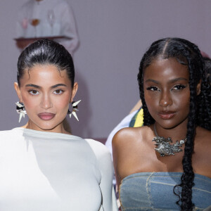 Kylie Jenner, Justine Skye - Photocall du défilé de mode prêt-à-porter printemps-été 2023 Femmes "Acne Studios" lors de la fashion week de Paris. Le 28 septembre 2022 © Olivier Borde / Bestimage 