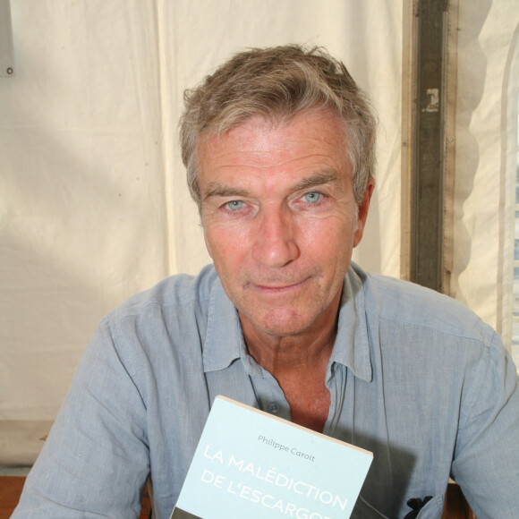 Philippe Caroit lors du 33ème salon du livre de Cosne-sur-Loire le 18 septembre 2021.