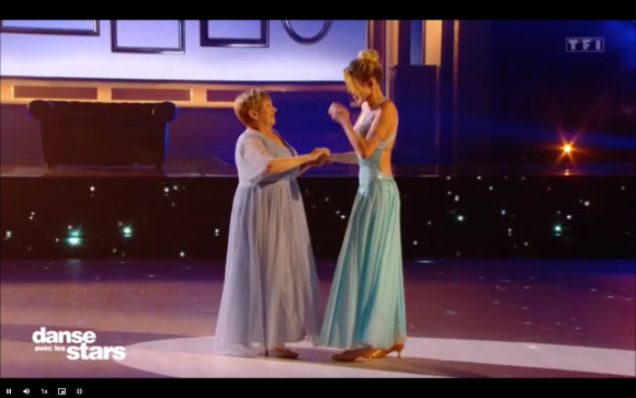 Léa Elui et sa grand-mère dans "Danse avec les stars".