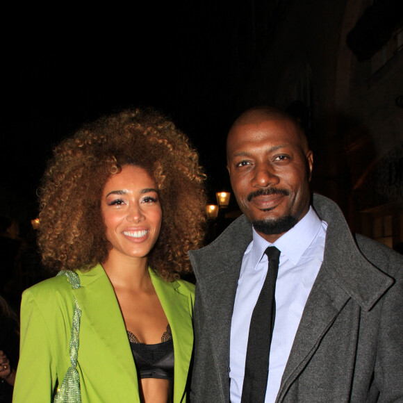 Exclusif - Harry Roselmack et sa compagne Jade Chantelle (Jade Boinet) - Soirée cocktail à la boutique Dior Paris Royale à l'occasion de la fashion week de Paris le 29 septembre 2022. © Philippe Baldini/Bestimage