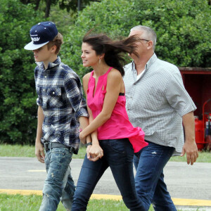 Justin Bieber et Selena Gomez passe un après-midi romantique à Rio de Janeiro. Le 4 octobre 2011.