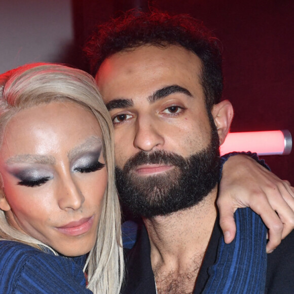 Billal Hassani et son compagnon Cassem Jebrouni - Arrivées à la soirée "Scandal" par Jean-Paul Gaultier lors de la Fashion Week de Paris (PFW), France, le 29 septembre 2022. © Veeren-Clovis/Bestimage 