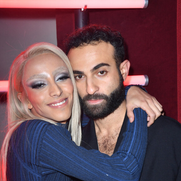 Billal Hassani et son compagnon Cassem Jebrouni - Arrivées à la soirée "Scandal" par Jean-Paul Gaultier lors de la Fashion Week de Paris (PFW), France, le 29 septembre 2022. © Veeren-Clovis/Bestimage 