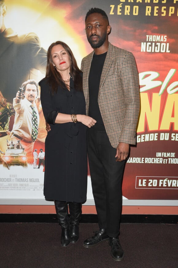 Karole Rocher et son mari Thomas Ngijol - Avant-première du film "Black Snake" à l'UGC George V à Paris le 18 février 2019. © Coadic Guirec/Bestimage