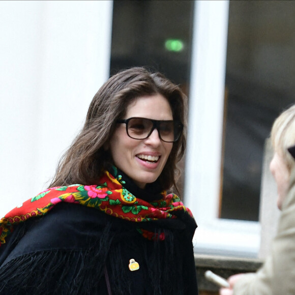 Exclusif -  Maïwenn Le Besco - Hommage à la chanteuse Dani en l'église Saint-Roch à Paris le 1er octobre 2022.