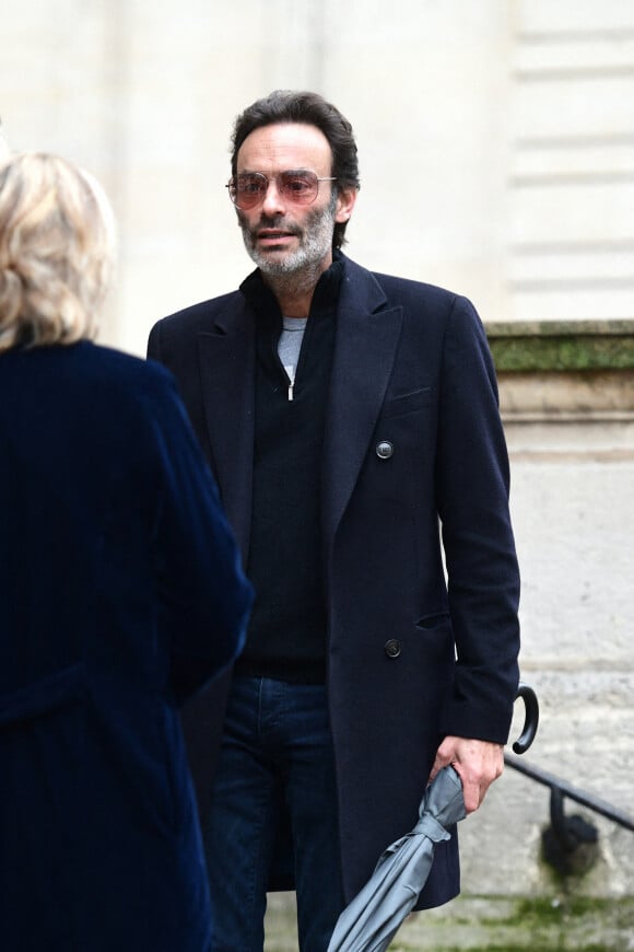 Exclusif - Anthony Delon - Hommage à la chanteuse Dani en l'église Saint-Roch à Paris le 1er octobre 2022.