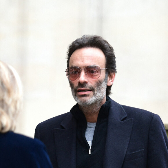 Exclusif - Anthony Delon - Hommage à la chanteuse Dani en l'église Saint-Roch à Paris le 1er octobre 2022.