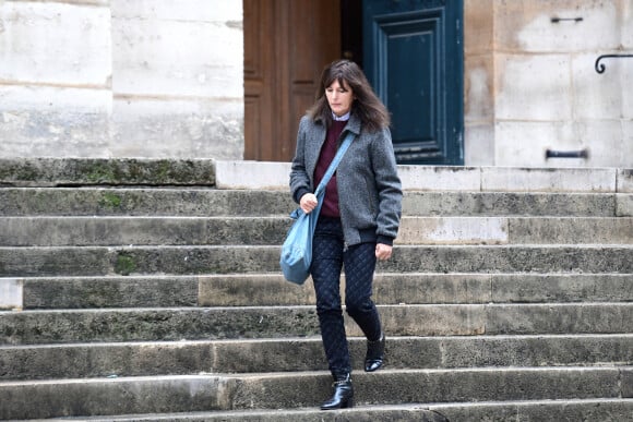 Exclusif - Virginie Viard (directrice artistique de la maison de haute couture Chanel) - Hommage à la chanteuse Dani en l'église Saint-Roch à Paris le 1er octobre 2022.