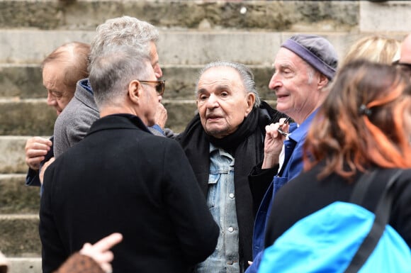 Exclusif - Etienne Daho, Jean-Pierre Kalfon - Hommage à la chanteuse Dani en l'église Saint-Roch à Paris le 1er octobre 2022.