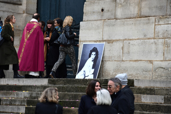 Exclusif - Ambiance - Hommage à la chanteuse Dani en l'église Saint-Roch à Paris le 1er octobre 2022.
