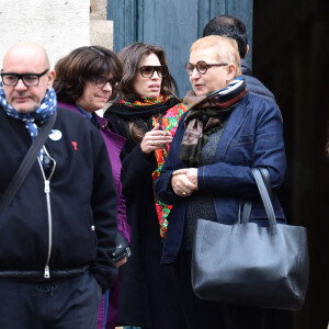 Exclusif - Maïwenn Le Besco - Hommage à la chanteuse Dani en l'église Saint-Roch à Paris le 1er octobre 2022.