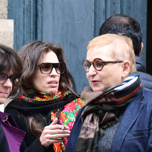 Exclusif - Maïwenn Le Besco - Hommage à la chanteuse Dani en l'église Saint-Roch à Paris le 1er octobre 2022.
