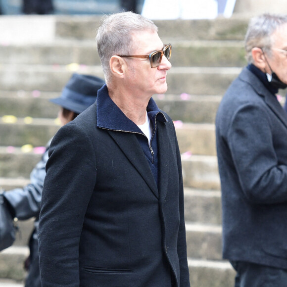 Exclusif - Etienne Daho - Hommage à la chanteuse Dani en l'église Saint-Roch à Paris le 1er octobre 2022.