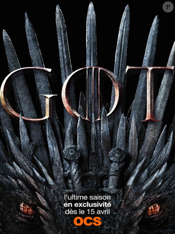 Affiche de la série "Game of Thrones".