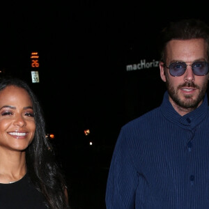 Christina Milian, Matt Pokora - Les célébrités arrivent à la soirée du 34 ème anniversaire d'Umar Kamani, PDG et co-fondateur de la marque de vêtements "Pretty Little Thing", à Los Angeles, le 21 mars 2022. 