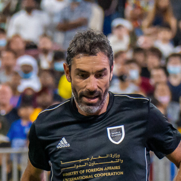 Robert Pires - Match d'exhibition de football "Abraham Accords Festival and Games" lors de l'Expo Dubaï 2020 à Dubaï aux Emirats arabes unis le 29 mars 2022. © Nicolas Briquet / Bestimage