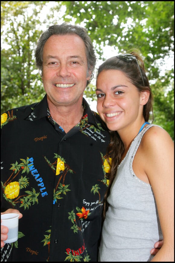 Michel Leeb avec sa fille Fanny à Avignon en 2006