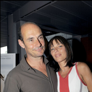 Bernard Campan et sa femme Anne à la première de "Une semaine sur deux", à Paris.