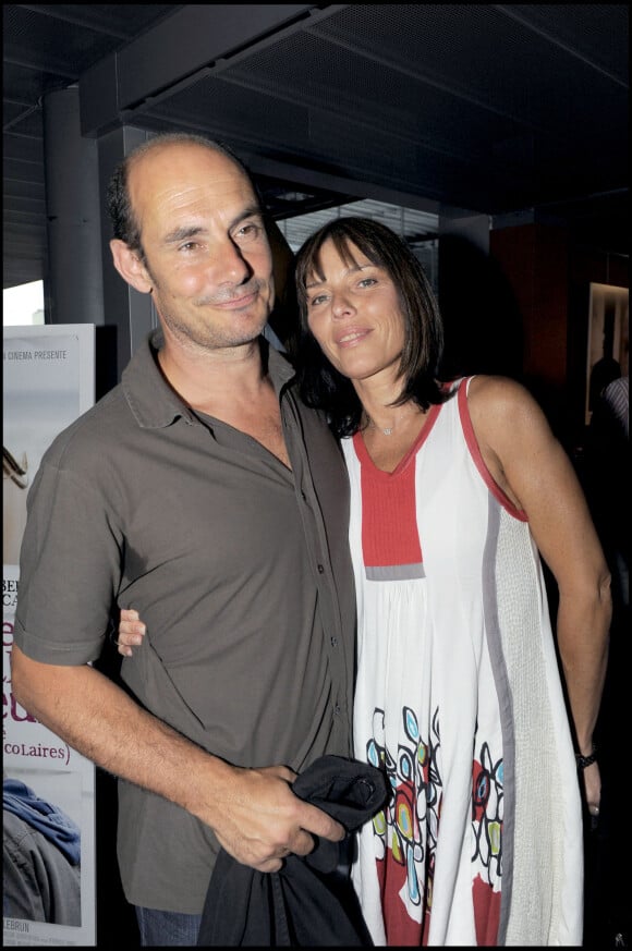 Bernard Campan et sa femme Anne à la première de "Une semaine sur deux", à Paris.