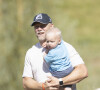 Mike Tindall et son fils Lucas - Festival of British Eventing à Gatcombe le 6 août 2022 