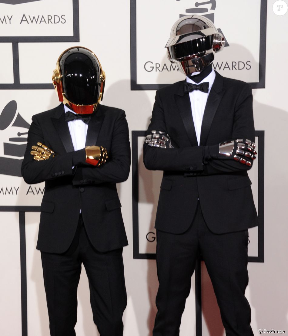 Thomas Bangalter Et Guy Manuel De Homem Christo Daft Punk (Thomas Bangalter et Guy-Manuel de Homem-Christo) - 56e cérémonie  des Grammy Awards à Los Angeles le 26 janvier 2014. - Purepeople