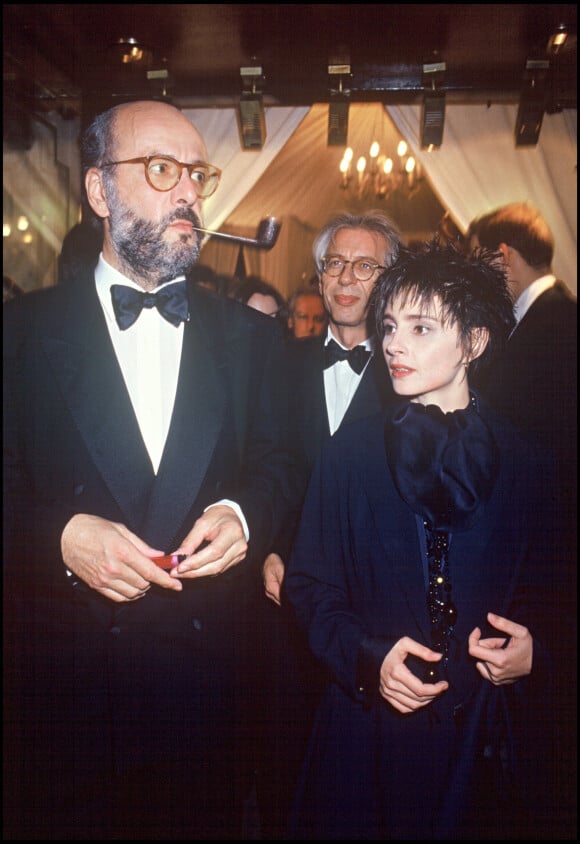 Bertrand Blier et Anouk Grinberg lors des César en 1994
