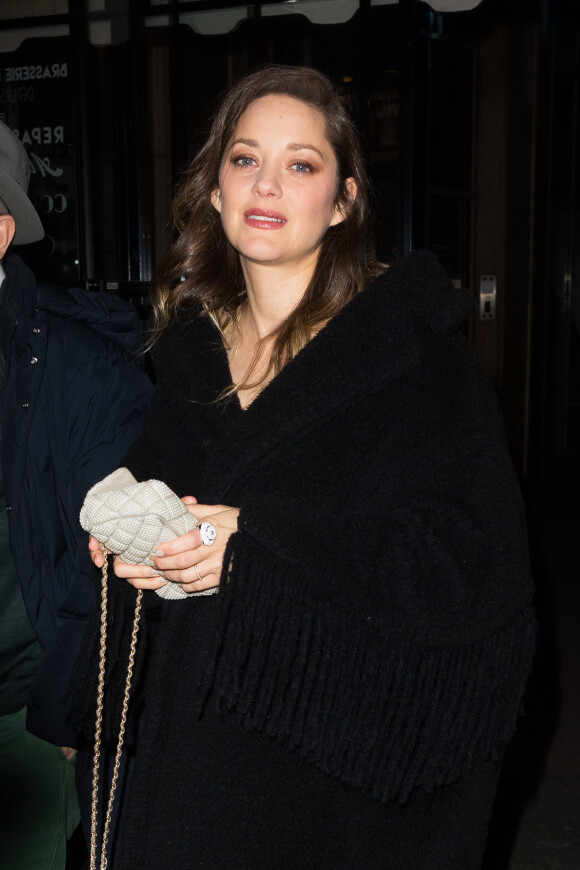 Marion Cotillard - Arrivées au dîner de l'After show chanel à la Coupole à Paris.